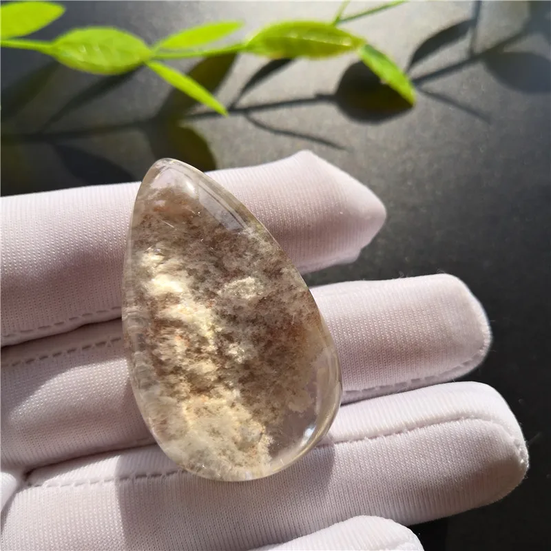 Натуральные камни Chorite кристаллы белый призрак образец кристаллического