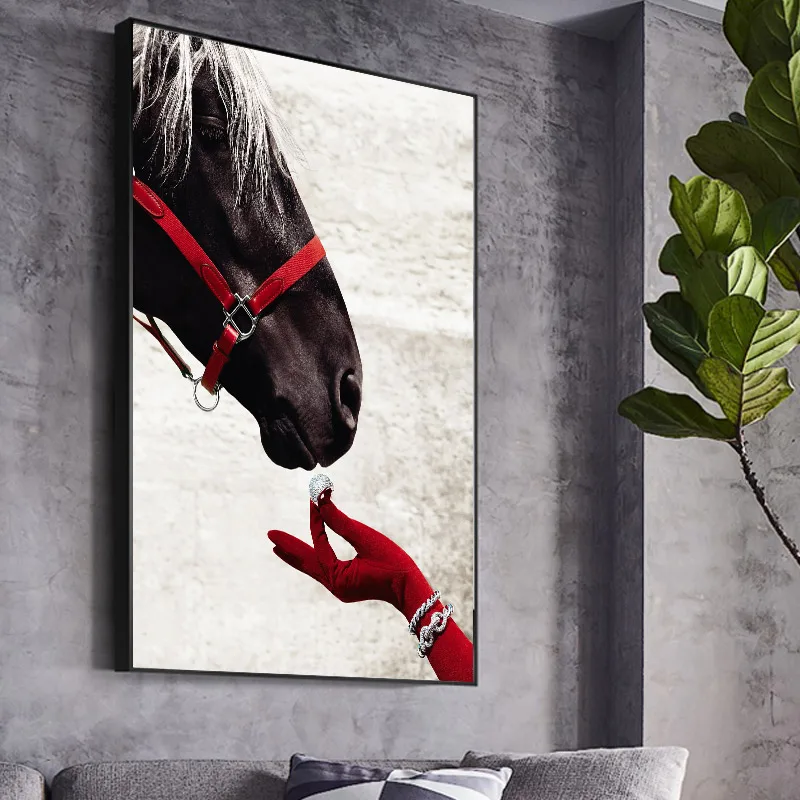Britain Royal Race Horse Competition Nordic Canvas Paintings Vintage Kraft Posters Coated Wall Sticker Home Decor Family Gift | Дом и сад