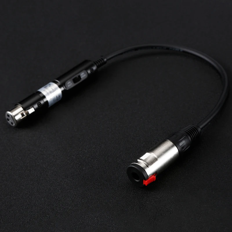 Soundking Pro преобразователь импеданса XLR до 6 35 Женский аудио кабель Высокое и низкое