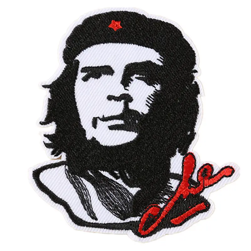 8 см вышитые патчи Че Гевара Швейные железные на герое значок для сумки джинсы
