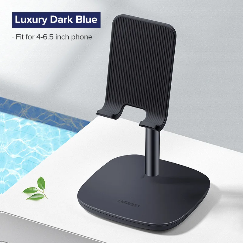 Dark Blue Ugreen держатель для мобильного телефона Подставка для iPhone X 8 7 6 Plus настольная подставка-держатель для сотового телефона Аксессуары для Xiaomi держатель для телефона - Цвет: Dark Blue