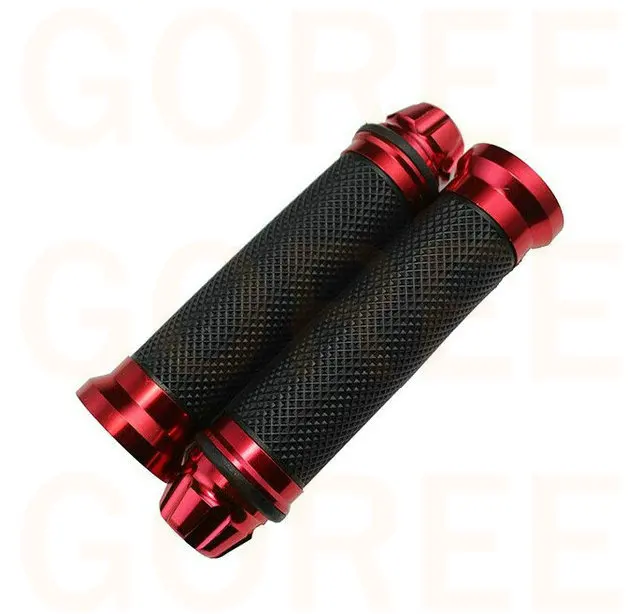Bicycle hand grips Motorcycle Grips 7/8&quot 22mm CNC Aluminum Handlebar Hand for yamaha atm ktv | Автомобили и мотоциклы