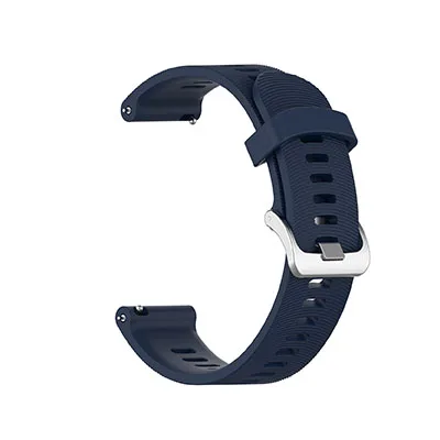 Midnight blue Ремешок для часов Garmin Vivoactive 3 Forerunner 245 245M 645 умный Браслет для samsung Galaxy Active/Active 2 40 мм 44 мм - Цвет: Midnight blue