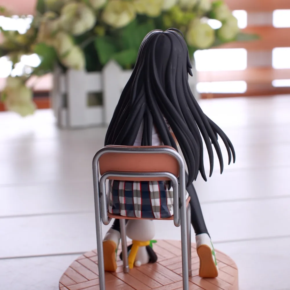 Япония Аниме фигурки boneca для униформы игрушечные кресла фигурку ПВХ 15 см Модель