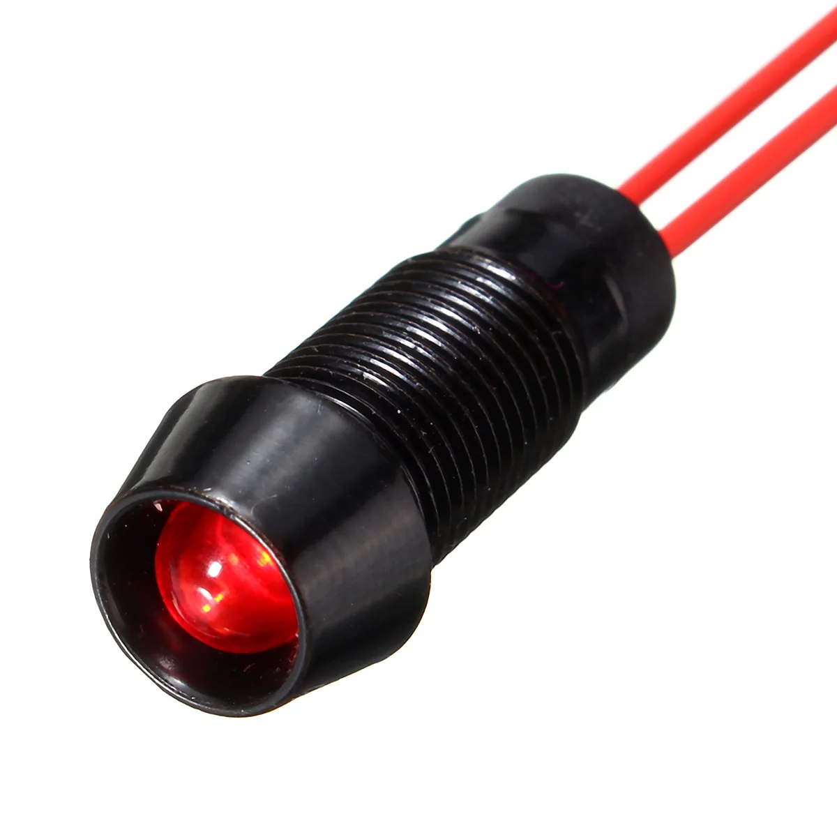 

8mm LED Indicator Light Lamp Dash Directional Car Truck Motorcycle Boat Luminous Wire Indicator Signals Light