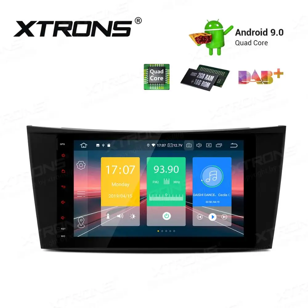 XTRONS Android 9 0 головное устройство Автомобильный Радио плеер GPS для Mercedes Benz W211 E200 E220