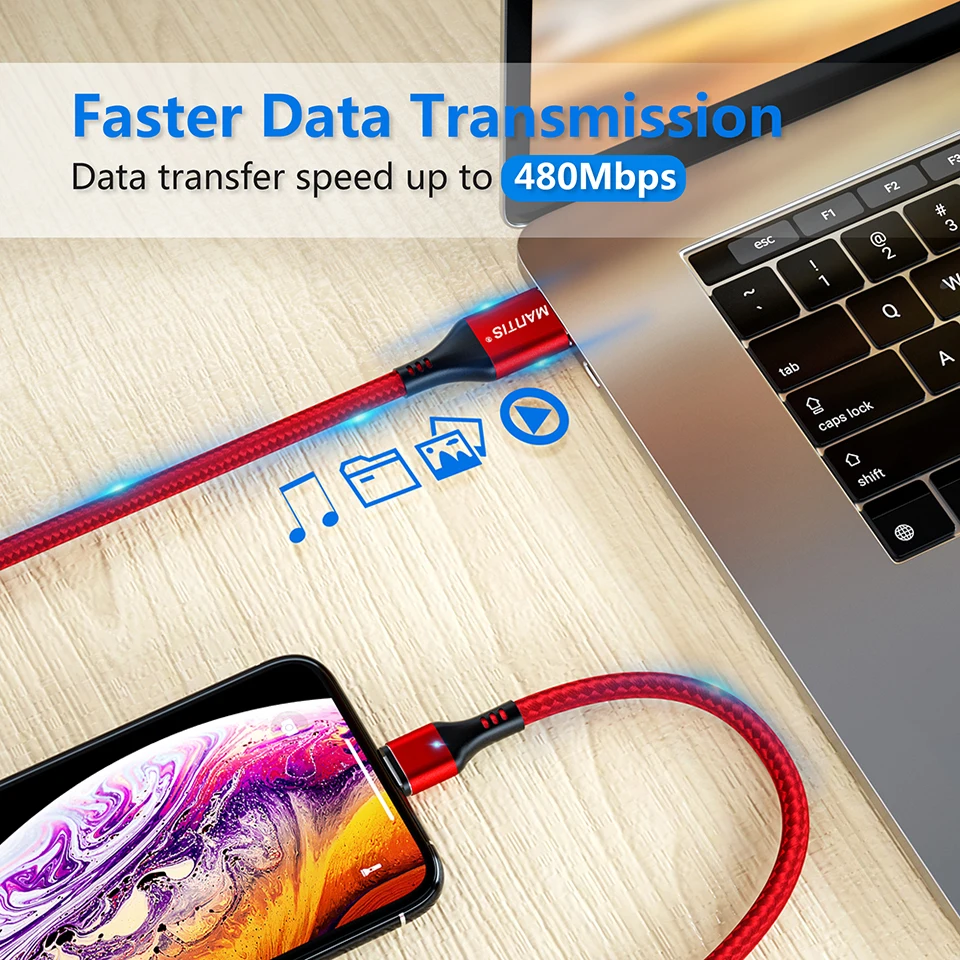 ZRSE 3A Магнитный кабель Usb Type C для Iphone 11 XS XR X Micro кабели 3 в 1 LED Quick Charge 0 провод быстрой