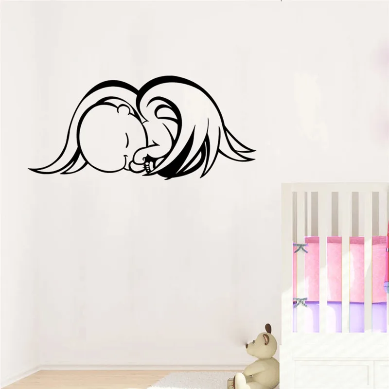 Спящий ребенок угол ребенка наклейки на стену автомобиль детская спальня