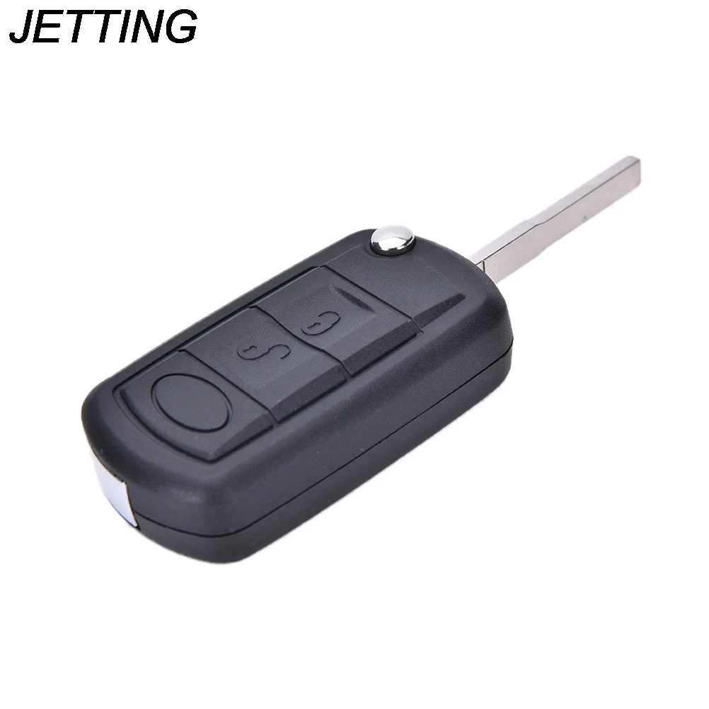 

JETTING Folding Key Case Cover ShellFit For Range Rover Sport LR3 Discovery 3 Flip Fob 3 Buttons