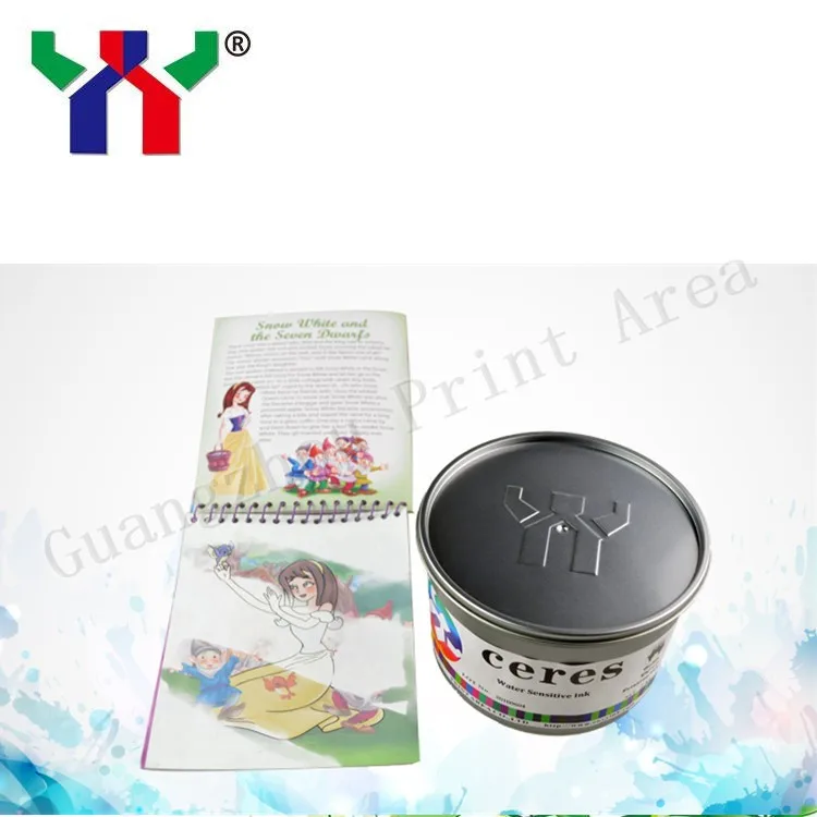 Трафаретная печать на водной основе водочувствительные чернила для ткани 1