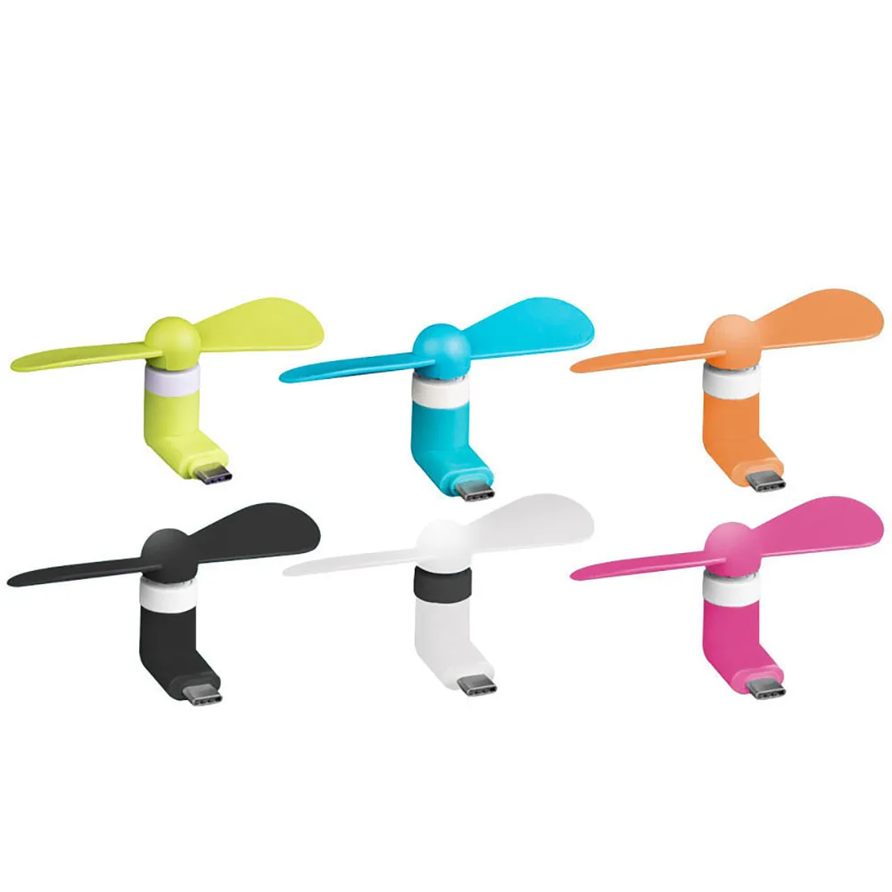 Мини Гибкий Мобильный телефон вентиляторы для Android Type-C Galaxy S8 Plus Note 8 Pixel HTC 10 OnePlus 3