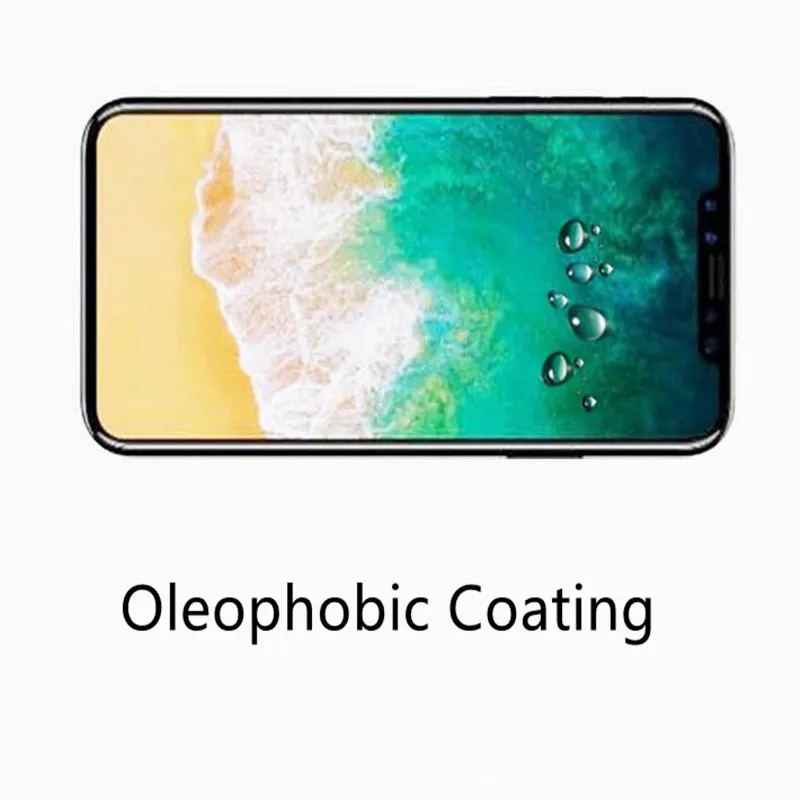 5D Round Curved Edge Tempered Glass For iPhoneX Full Cover Protective Premium Screen Protector Film | Мобильные телефоны и
