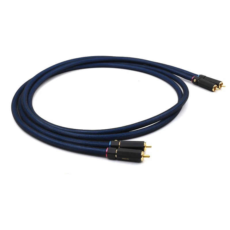 0 5 M 3Mpailiccs Позолоченный разъем RCA Audiocrast A10 G5 посеребренный соединительный кабель