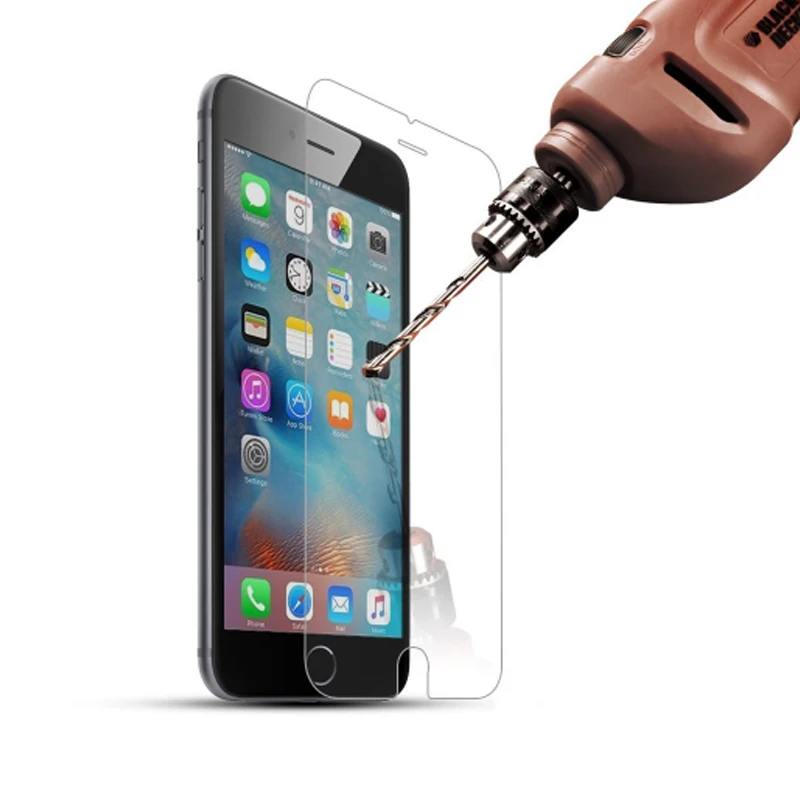 50 шт Защитное стекло для iPhone 6 7 8 закаленное 6/6s протектор экрана на Закаленное