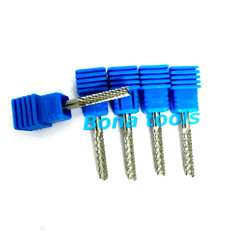 Твердое 4*22 мм кукурузное фрезерование CNC PCB Bit Tungsten карбидный резак печатные платы