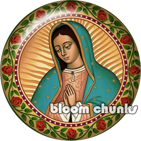 Bless Virgin Mary круглый стеклянный кабошон demo плоская задняя сторона делая Результаты 12 мм/18 мм/20 мм/25 мм TL1117 - Цвет: A9450