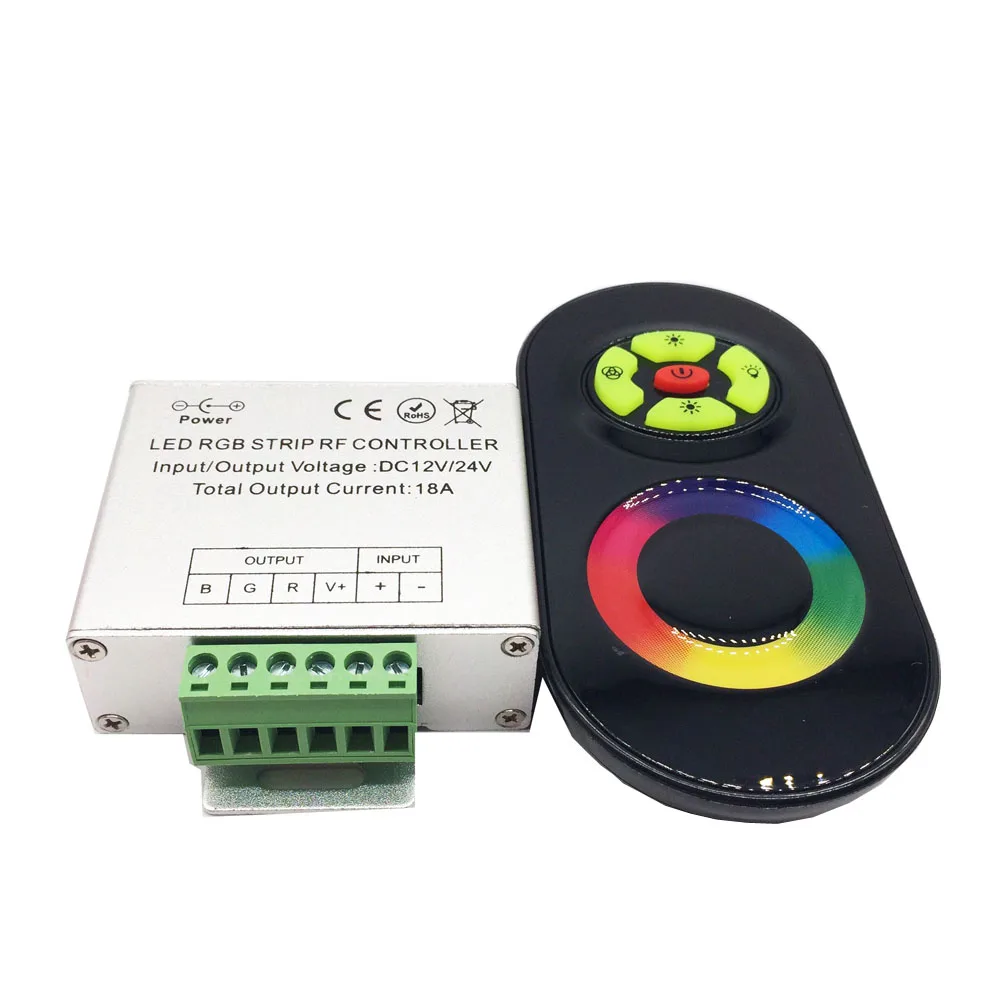 DC 12 V/24 V 18A 5 # + RF Сенсорная панель беспроводной пульт дистанционного управления