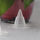 Конический горшок для бонсай, с отверстиями для цветов, дышащая чашка, 50 шт.