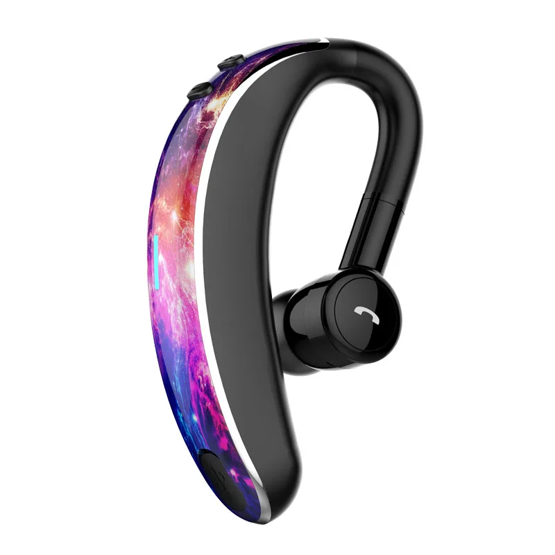 Purple V7 Bluetooth 5,0, гарнитура, беспроводные наушники с микрофоном, 20 часов в режиме разговора, громкая связь, для вождения, спорта, для iPhone, huawei, xiaomi - Цвет: Purple