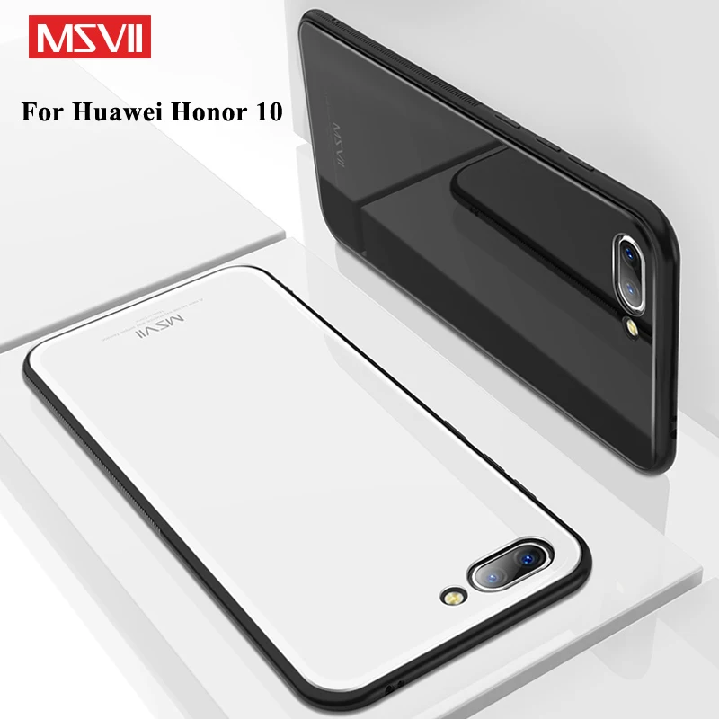MSVII чехол для huawei Honor 10 Lite тонкий View стеклянная крышка V10 Hono10 чехлы |
