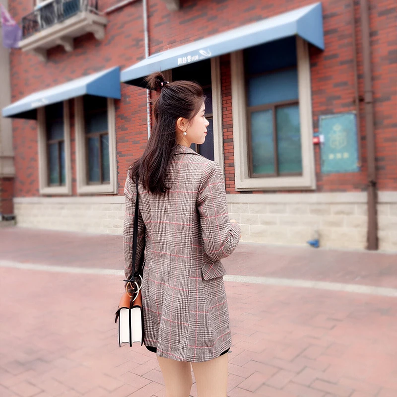 Новая Куртка Harajuku укороченная уличная одежда твидовое вельветовое длинное