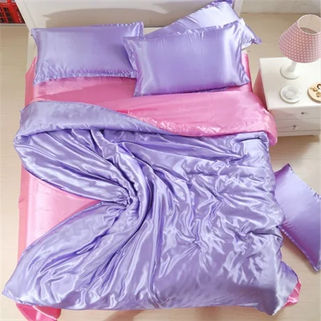 style14 LOVINSUNSHINE, роскошные комплекты постельного белья, Шелковый пододеяльник, одеяло, комплекты постельного белья King size, шелк AB#16 - Цвет: style14