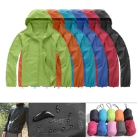 unisex waterproof fabric windproof ultra light quick drying jacket bicycle running outdoor sports rain coat waterproof jacket