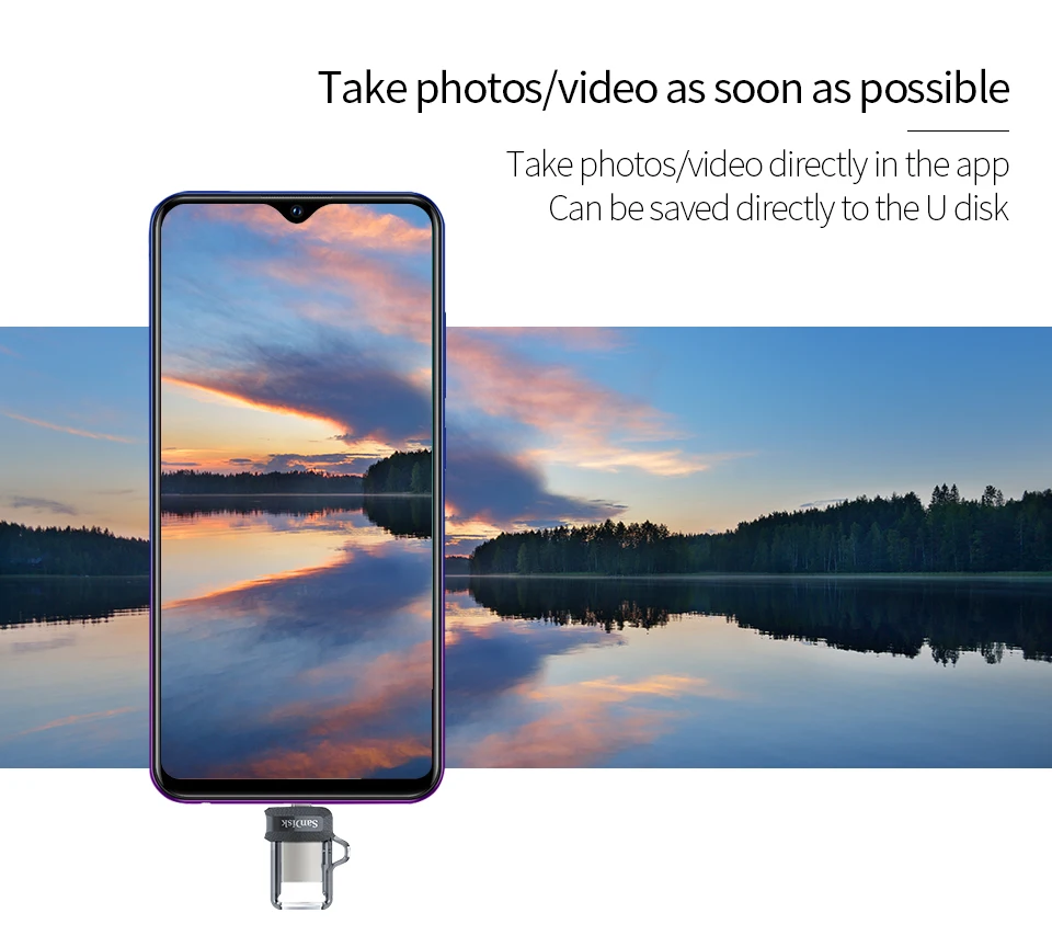 SanDisk двойной OTG USB флеш-накопитель 32 Гб 16 Гб USB 3,0 мини-флеш-накопители 128 Гб 64 Гб флешки для ПК и телефона Android U диск