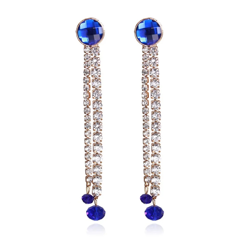 Женские длинные висячие серьги Seven Candy в этническом стиле модные простые