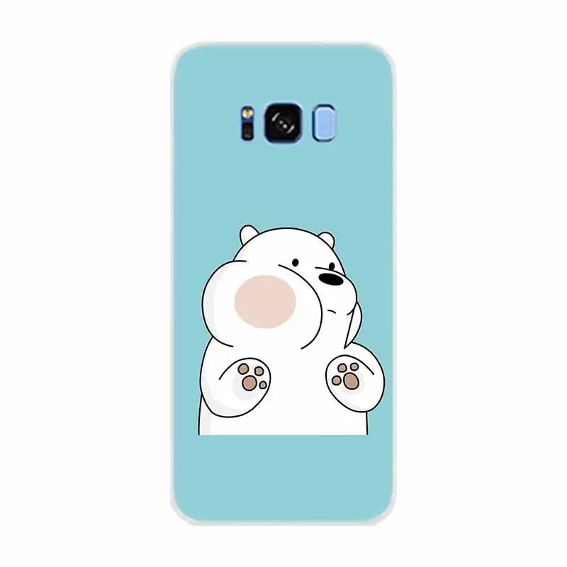 as the picture 06 Мягкий силиконовый чехол из ТПУ с милыми голыми медведями для samsung Galaxy S6 S7 Edge S8 S9 S10 S11 Plus E Note 8 9 10Plus - Цвет: as the picture 06