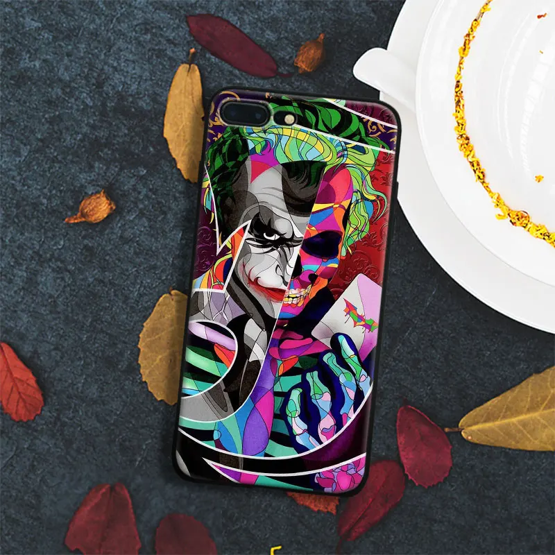 Мягкий силиконовый чехол для телефона Joker из гладкого стекла для samsung Galaxy S7 Edge S8 S9 S10e S10Plus Note 10 8 9 10 PLUS
