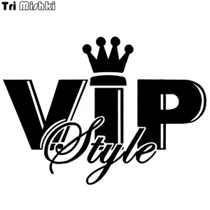 Tri Mishki HZX313# 15*20.7см vip style вип стиль виниловые светоотражающие наклейки на авто наклейка для авто на заднее стекло