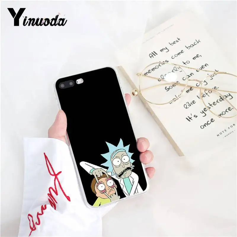 A16 Yinuoda Рик и Морти ТПУ чехол для телефона крышка оболочка для iPhone 8 7 6 6S Plus 5 5S SE XR X XS MAX 10 11 11pro 11promax чехол - Цвет: A16