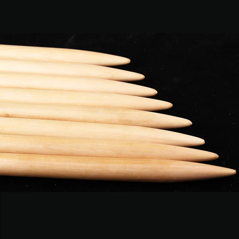 Бамбуковая игла для вязания 20 мм одиночная Высококачественная деревянная