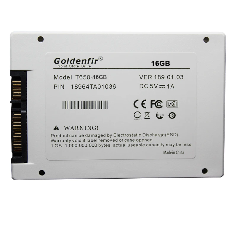 Твердотельный накопитель Goldenfir 16 ГБ 8 32 SSD для ПК ноутбука настольного компьютера