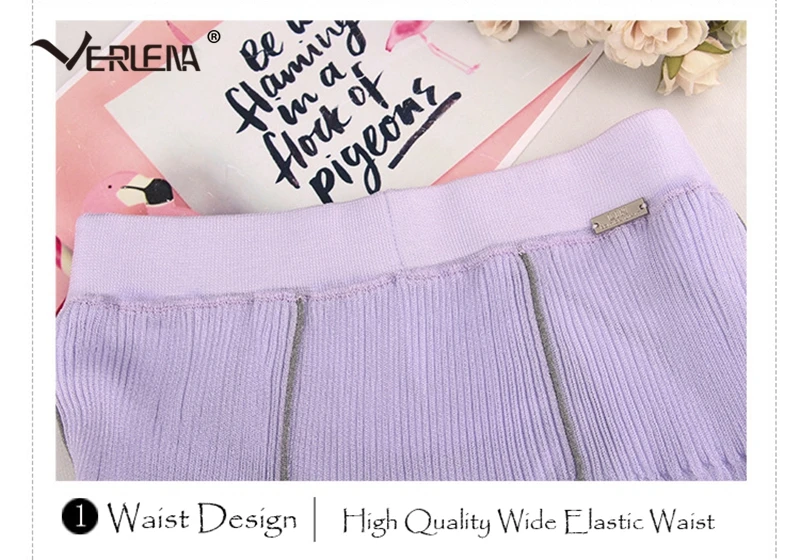 Verlena 2018 Elongate Leg Spring Autumn Long Skirt Women Solid Special Fashion Purple Double Layer Pleated Short Inside Skirts | Женская