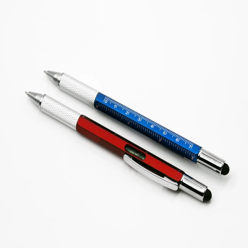 With Engraving Ruler, Level, Screwdriver, Mobile Phone Touch Multifunctional Pen