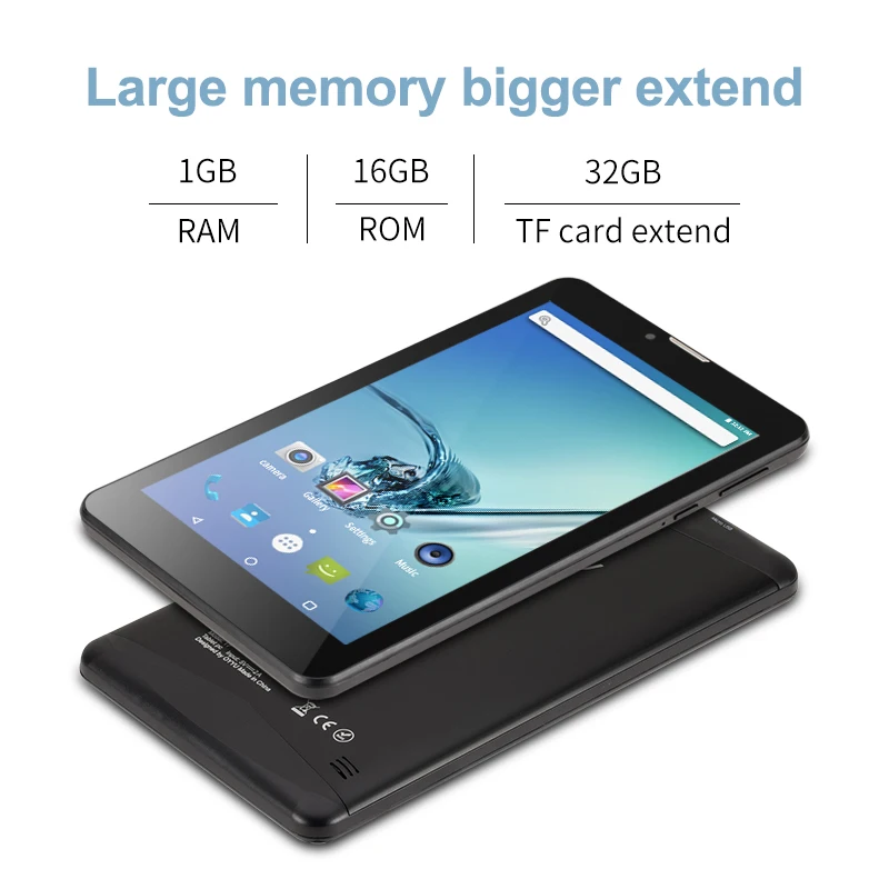 7 дюймов Детские планшеты ПК 16 Гб rom + 1 ram четырехъядерный Android 3g телефон cal lTablet две