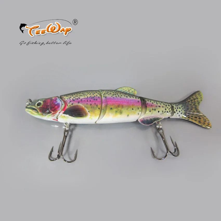 

Новый продукт, приманка для рыбной ловли, 5 сегментов, свимбейт, кренкбейт, искусственная приманка 38 г 16 см, рыболовный крючок, рыболовная сна...