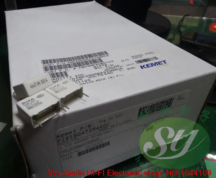 20 ШТ. PME295 0.0047 мкФ/440vAC 4.7nf 4700pf 4n7 RIFA 472 новый пленочный конденсатор БЕСПЛАТНАЯ