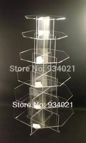 

6 Tier Acrylic Wedding Cake Stands With Clear Color