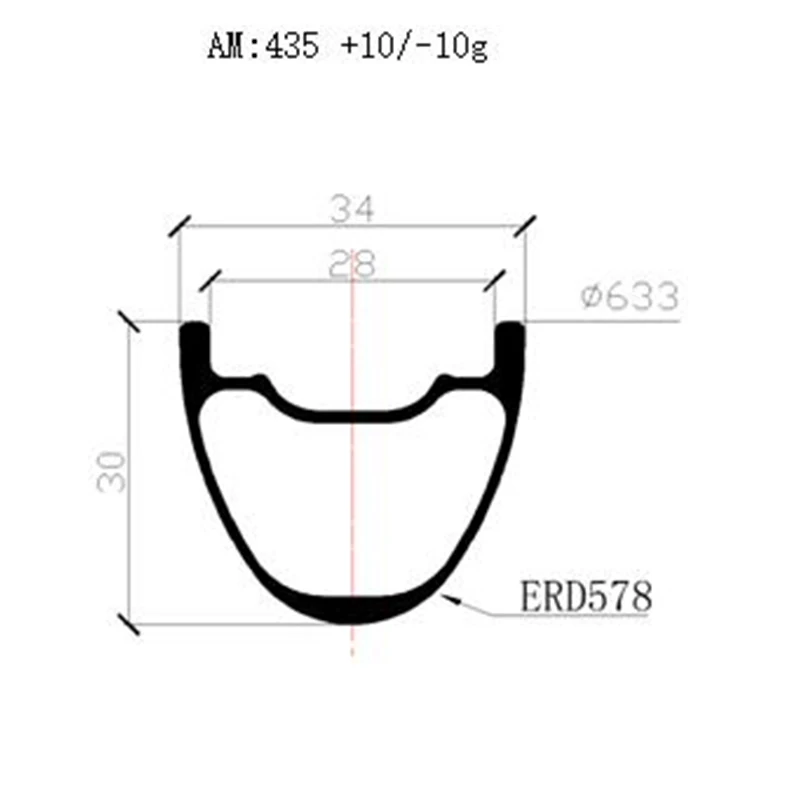 29er Углеродные колеса AM 34x30 мм бескамерная велосипедная колесная пара DT350 прямая