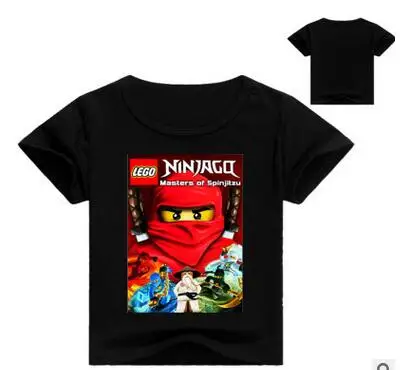 Летняя детская футболка Legoe Ninjago спортивные футболки с коротким рукавом и