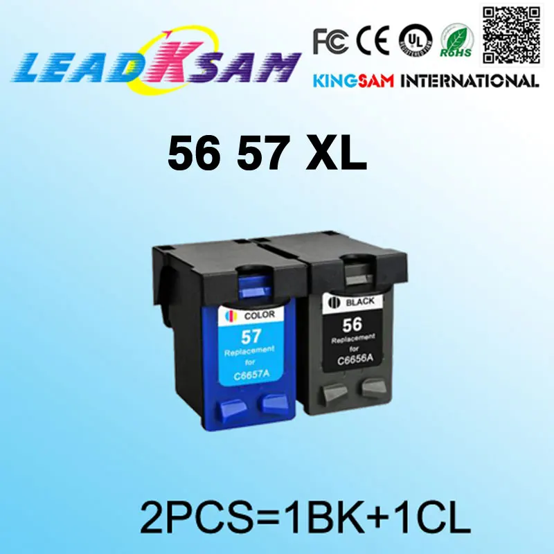 2x Ink cartridges compatible for hp56 57 450Ci / 450Cbi 450wbt 5160 5550 5650 5652 9600 | Компьютеры и офис