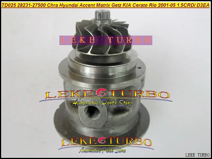 Турбокомпрессор TD025 28231-27500 49173-02610 турбо Chra для HYUNDAI Accent Matrix Getz KIA Cerato Rio л CRDi D3EA |