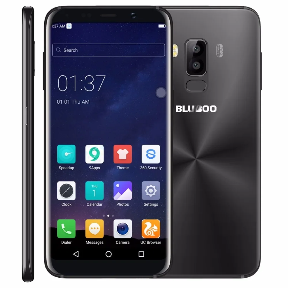 Bluboo S8 смартфон с 5 7 дюймовым дисплеем восьмиядерным процессором MTK6750 ОЗУ 3 ГБ ПЗУ 32