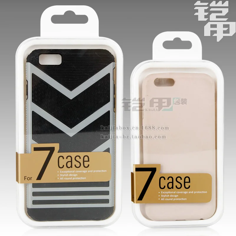 KJ-651 300 шт модный PE пластиковый кристалл коробка розничная торговля для iPhone7/7 плюс