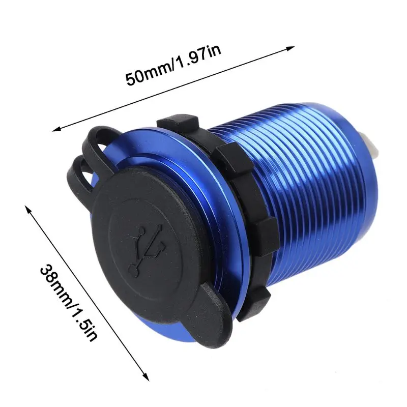 Алюминий DIY 18 Вт Быстрая зарядка QC3.0 USB Type C PD автомобильное быстрое зарядное