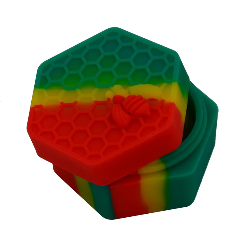Силиконовая восковая емкость 26 мл шестиугольник honeybee силиконовый инструмент для