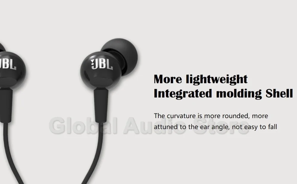 JBL C100SI бас стерео наушники Go для Android IOS мобильные телефоны наушники как рок Циркон audifonos с микрофоном наушники